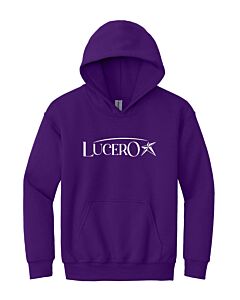 Gildan® - Youth Heavy Blend™ Hooded Sweatshirt - Front Imprint - House Lucero