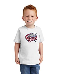 Port &amp; Company® Toddler Core Cotton Tee - DTG - Leeds Future Stars-White