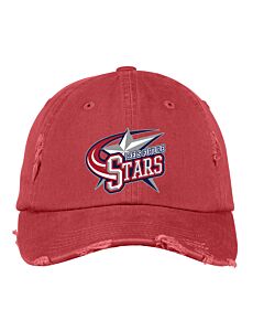 District ® Distressed Cap - Embroidery - Leeds Future Stars-Dashing Red
