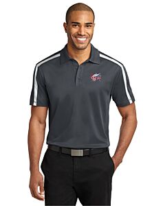 Port Authority® Silk Touch™ Performance Colorblock Stripe Polo - Embroidery 