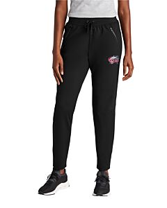 Sport-Tek® Ladies Circuit Jogger - Embroidery -Deep Black