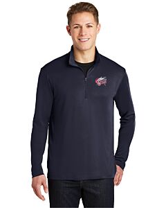 Sport-Tek® PosiCharge® Competitor™ 1/4-Zip Pullover - Embroidery -True Navy