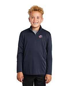 Sport-Tek ®Youth PosiCharge ®Competitor ™1/4-Zip Pullover - Embroidery -True Navy